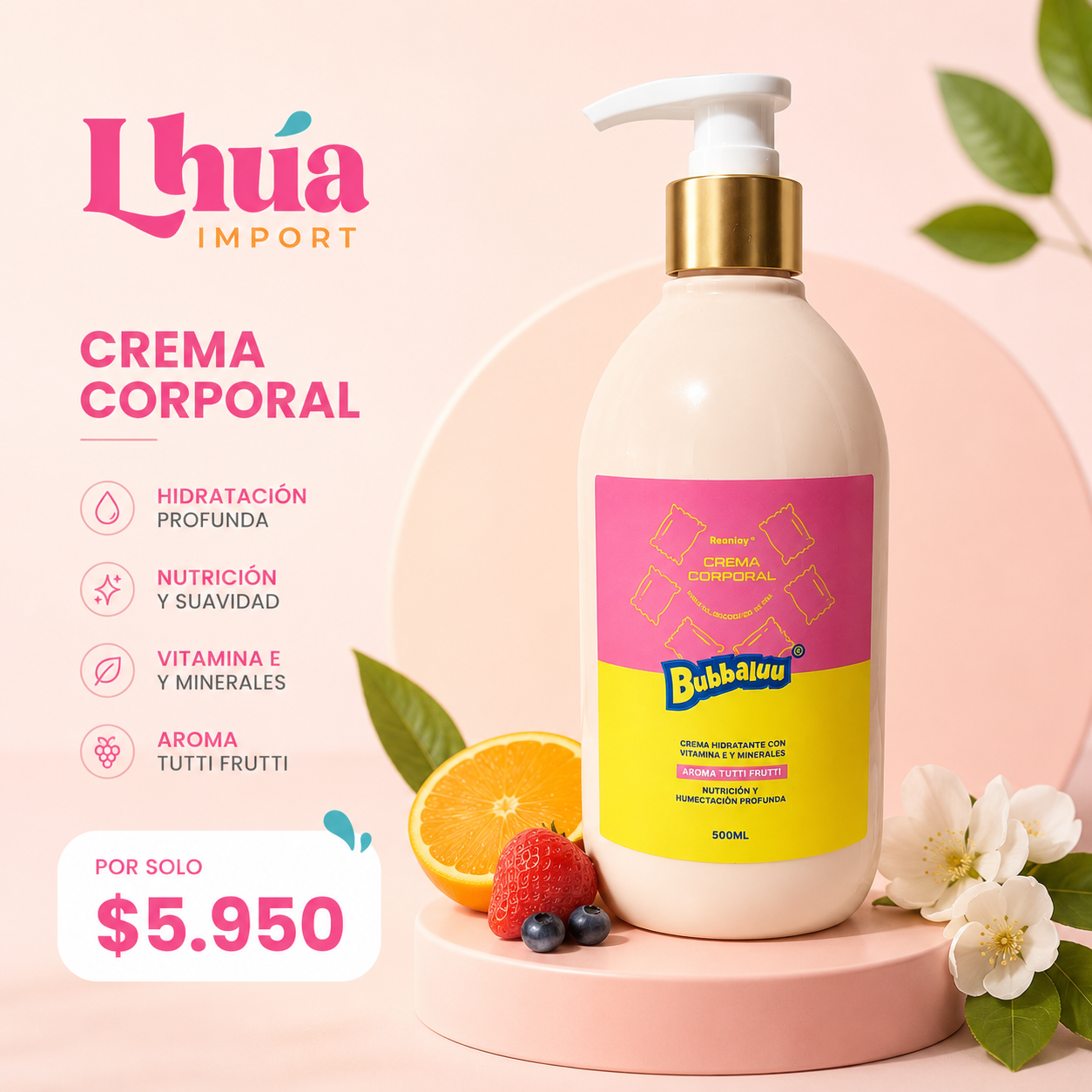 Bubbaluu Crema Hidratante Corporal