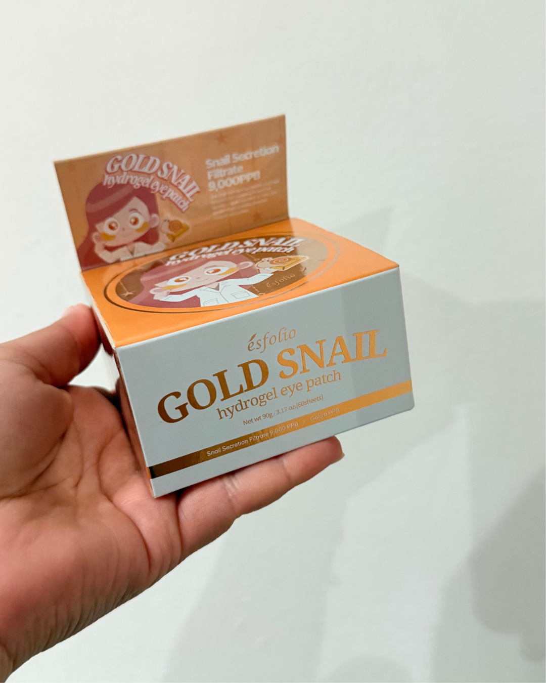 Esfolio Parche Contorno de Ojos Gold Snail Hidrata y Nutre 90gr