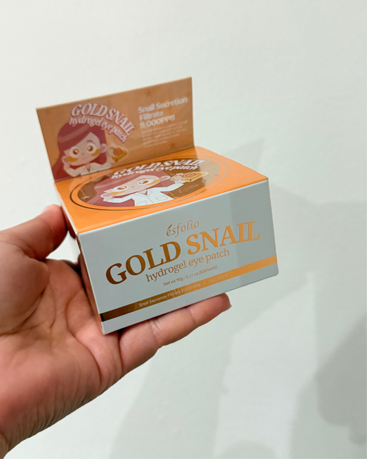 Esfolio Parche Contorno de Ojos Gold Snail Hidrata y Nutre 90gr
