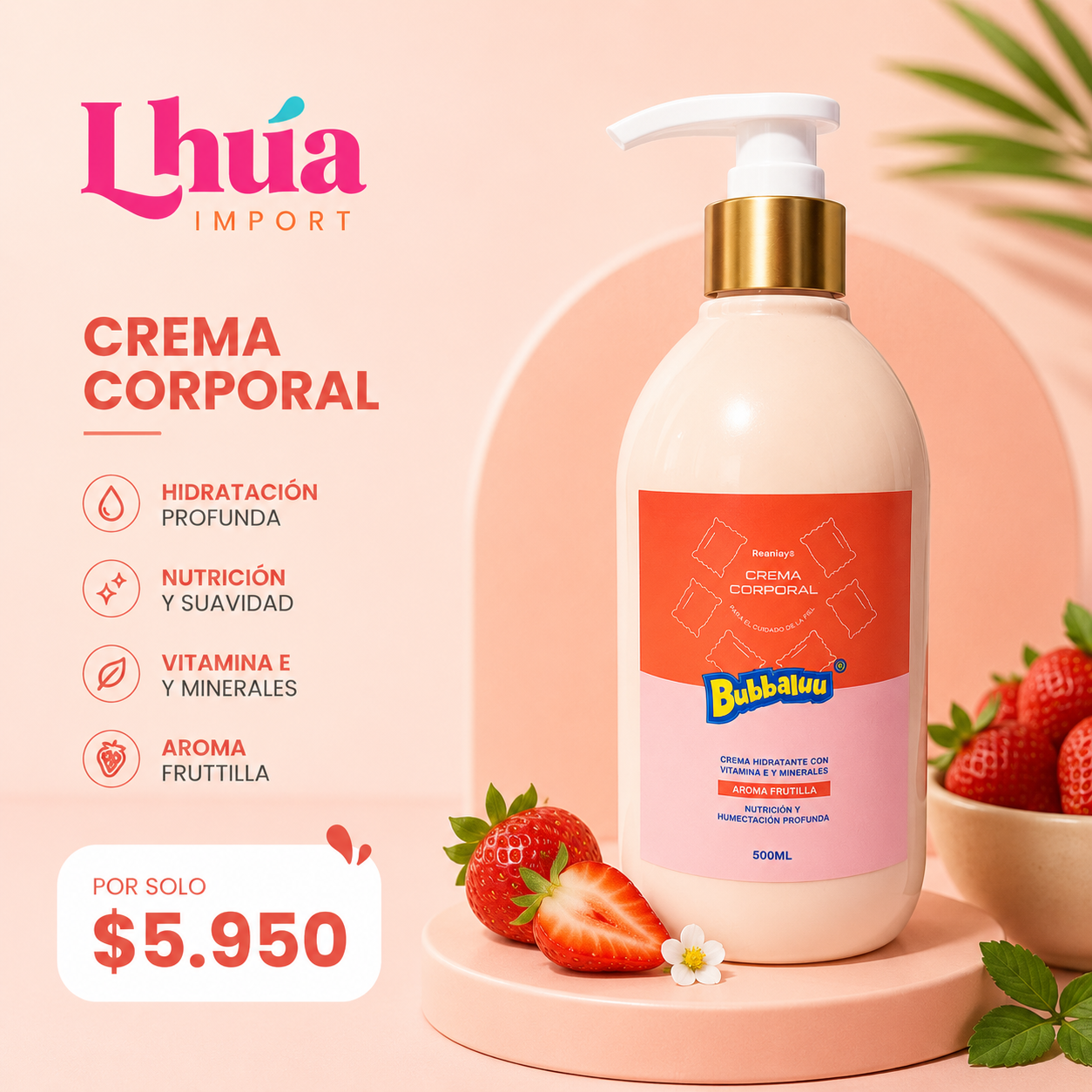 Bubbaluu Crema Hidratante Corporal