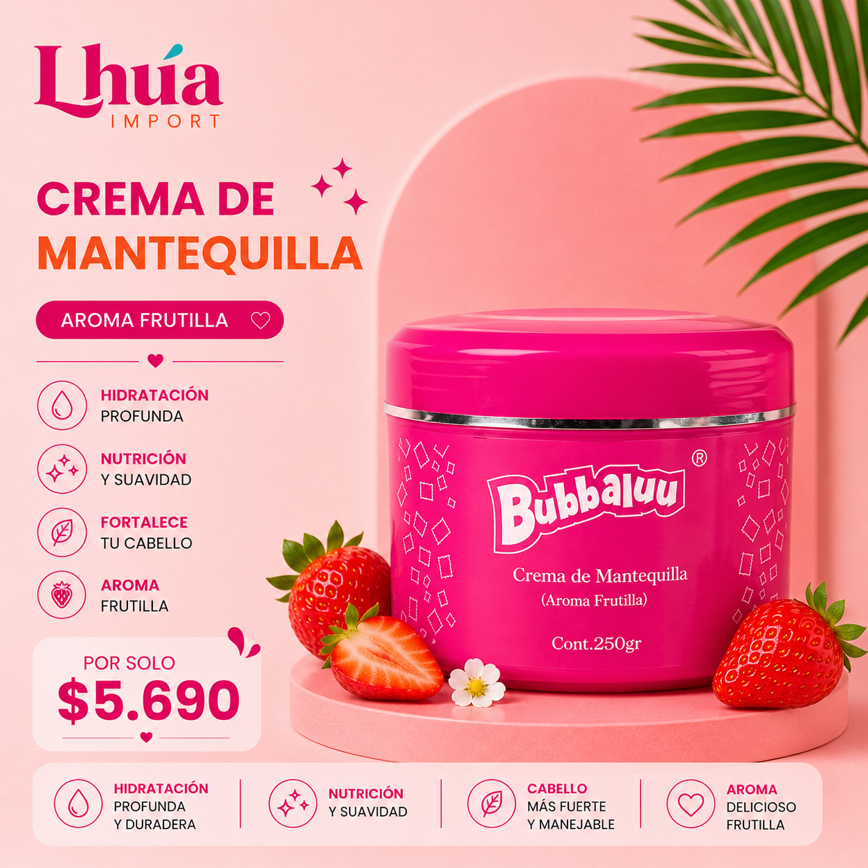 Bubbaluu Crema de Mantequilla Corporal