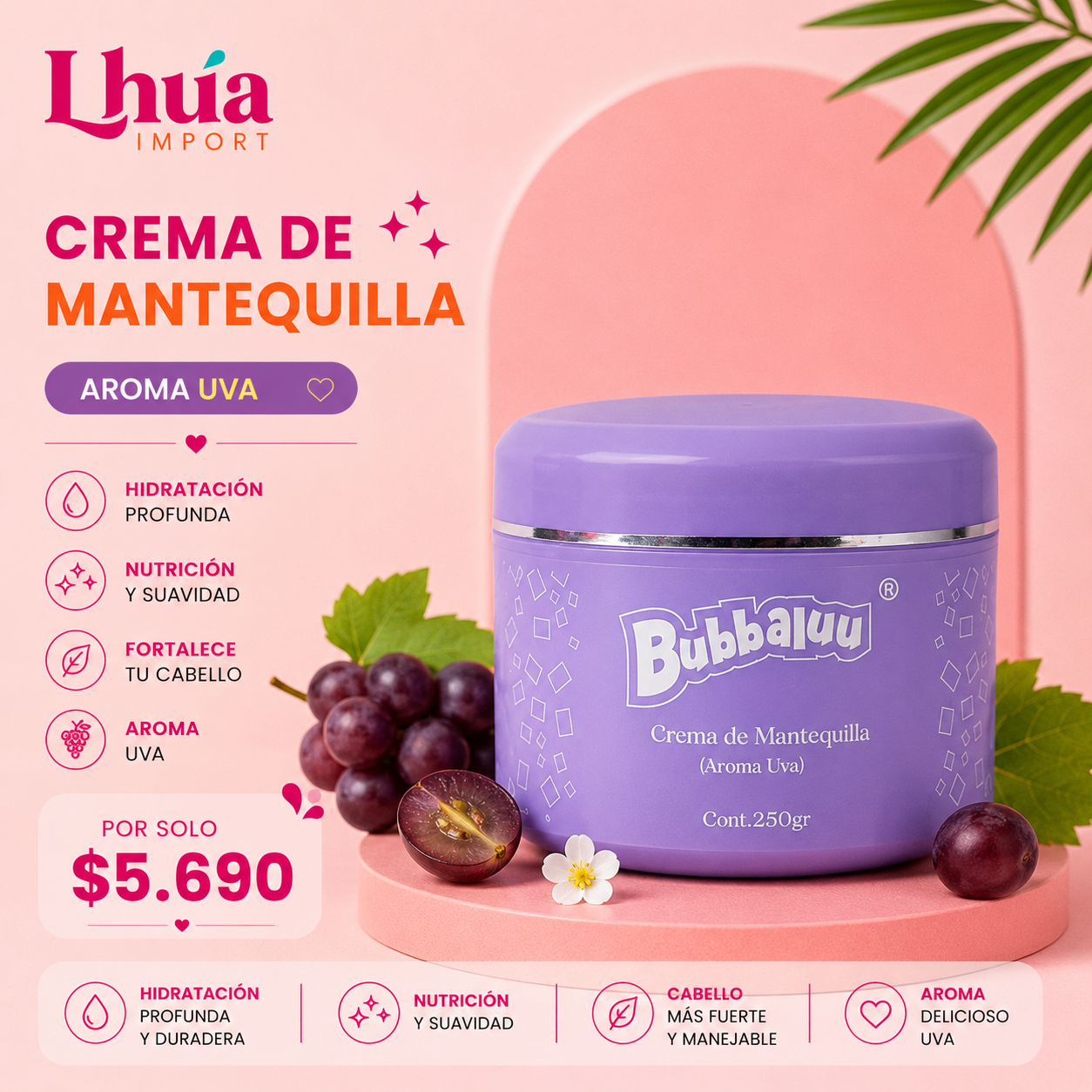 Bubbaluu Crema de Mantequilla Corporal