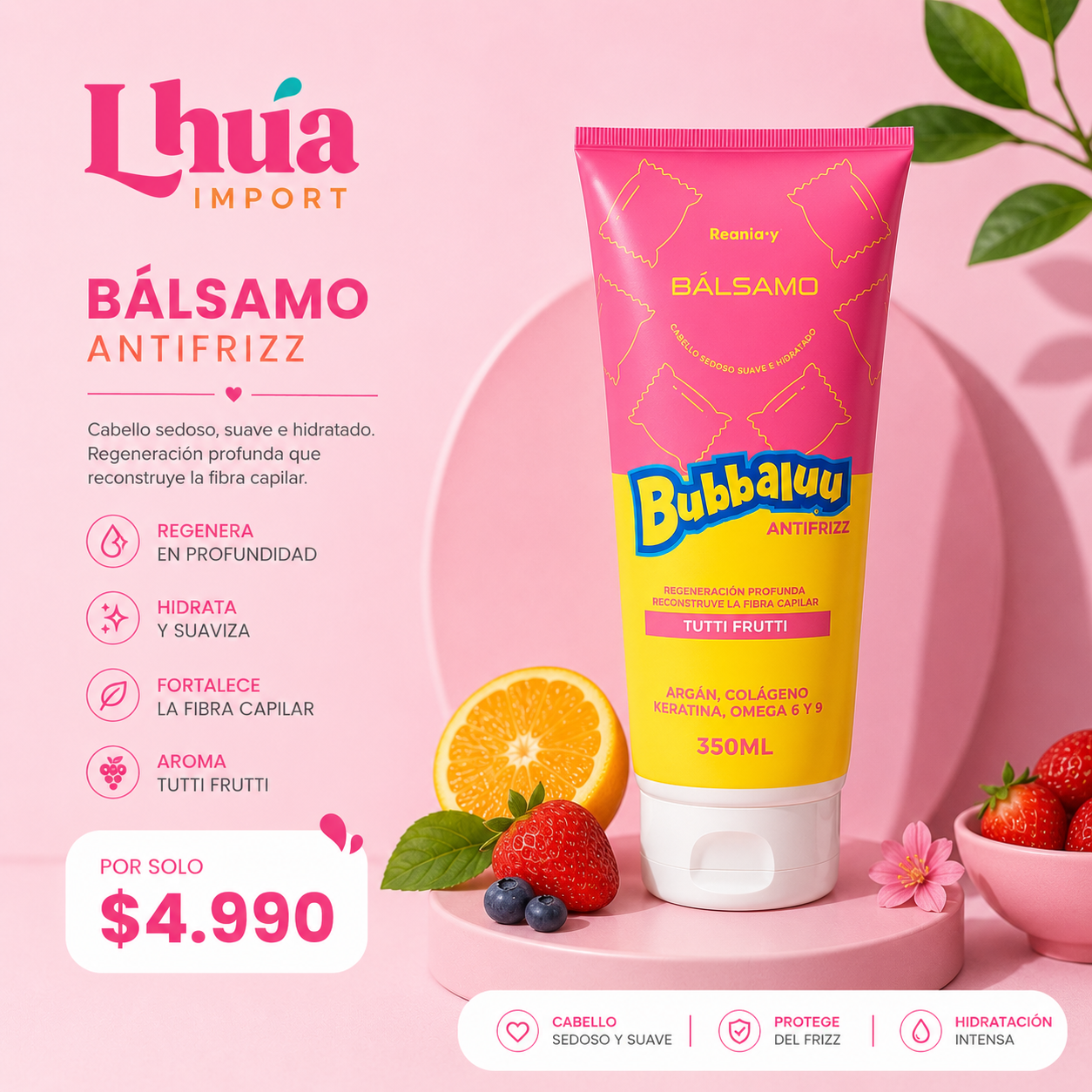 Bubbaluu Balsamo (Acondicionador)  350ml