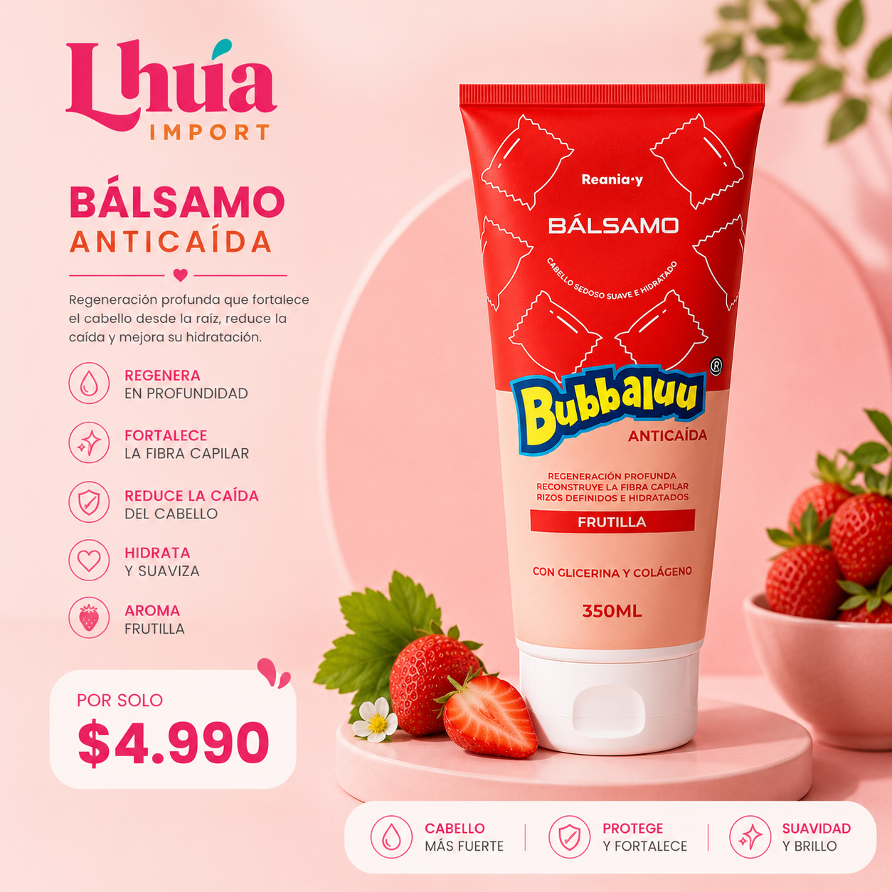 Bubbaluu Balsamo (Acondicionador)  350ml